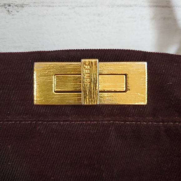 Fendi peekaboo large velvet limited $3000 - Picture 11 of 14